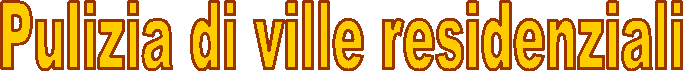 Pulizia di ville residenziali
